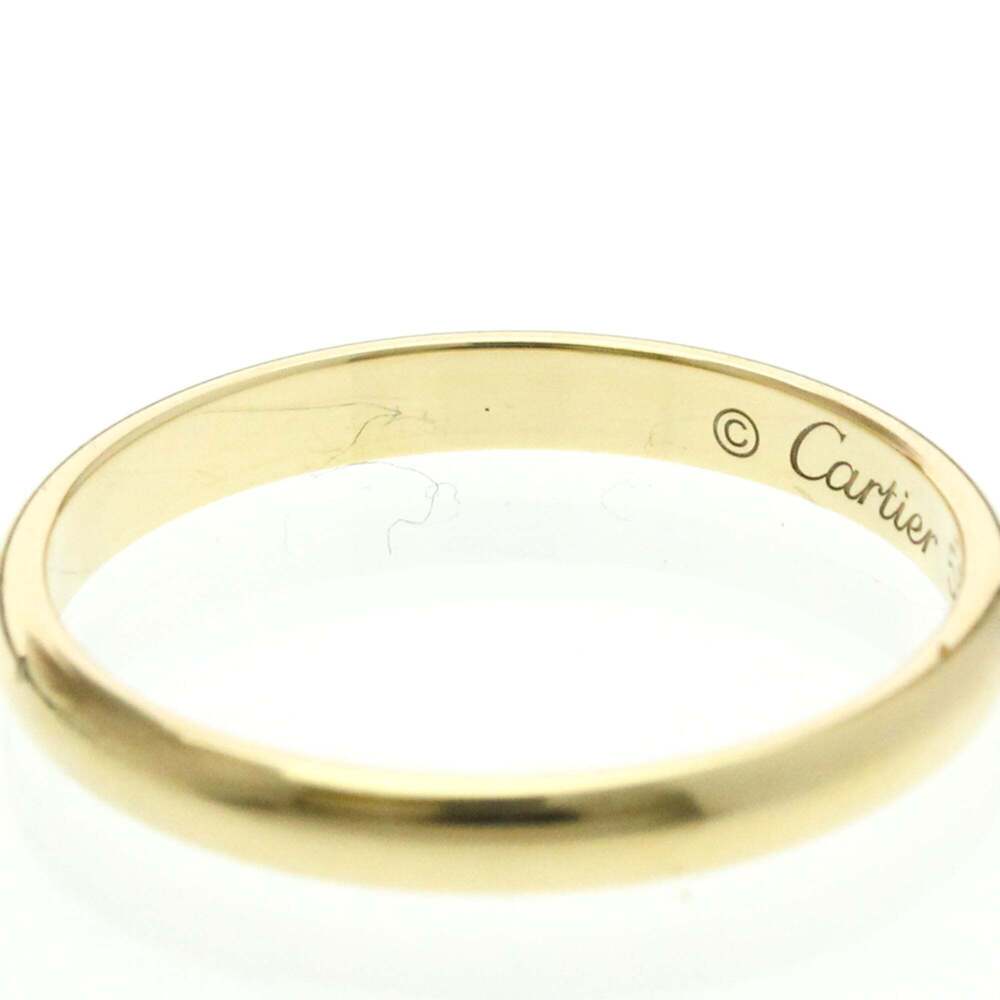 Cartier 1895 Wedding Ring With 1 Diamond Yellow Gold (18K) Fashion Diamond Ba... - Picture 8 of 9